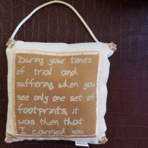 Motivational Message small pillow